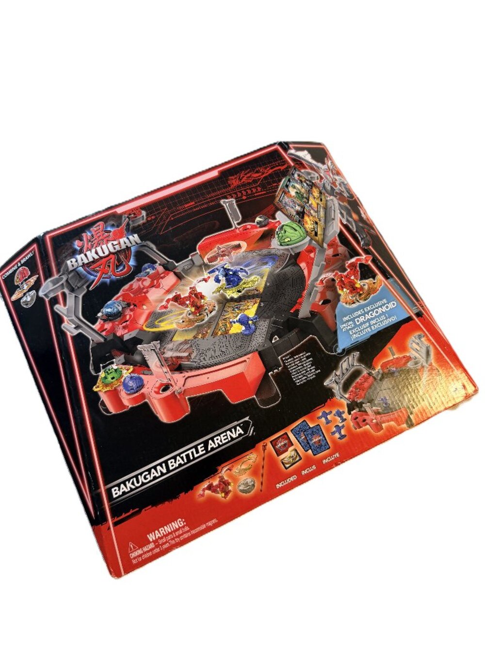 TOYS Bakugan Battle Arena Playset with Exclusive Spinning Dragonoid New